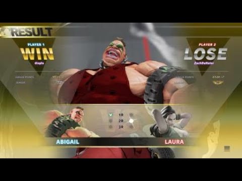 SFV AE - Heck of a last match!! Laura vs Abigail (COMMENTARY)
