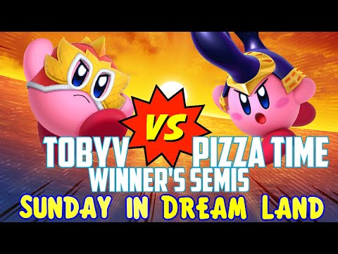 TobyV (Wrestler) vs Pizza Time (Beetle/Ninja/Bell/Fighter) Kirby Fighters 2 Sunday in Dream Land #4