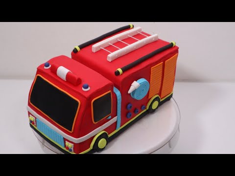 Fire truck cake idea | Birthday cake idea | Cake for Boys