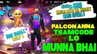FALCON95 sunil ANNA TEAM CODE LO  MUNNABHAI GAMING ANNA 😱 | SWEET MEMORIES WITH MUNNA ANNA EYY❤️