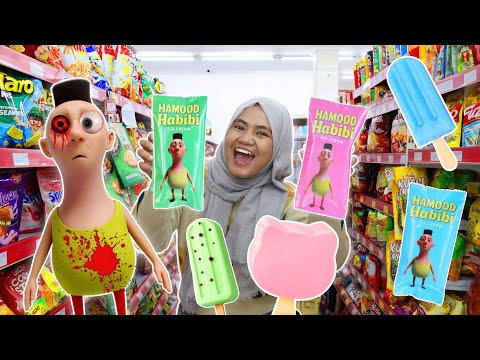 BORONG ES KRIM HAMOOD HABIBI DI MINIMARKET | ES KRIM HAMOOD HABIBIBI HIJAU PINK MERAH CHIKAKU FAMILY