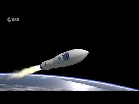 Animation of Vega VV16 Launch and Satellite Deployment