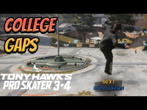 College Gaps Guide - Tony Hawk's Pro Skater 3 + 4 (thps)