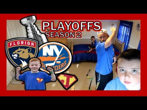 KNEE HOCKEY PLAYOFFS - ISLANDERS / PANTHERS - EASTERN CONFERENCE SEMIFINAL - SEASON 2 - QUINNBOYSTV