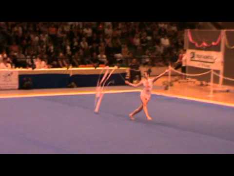 Laurie-anne Goavec en demonstration aux zones centre france ensemble 2010 au ruban