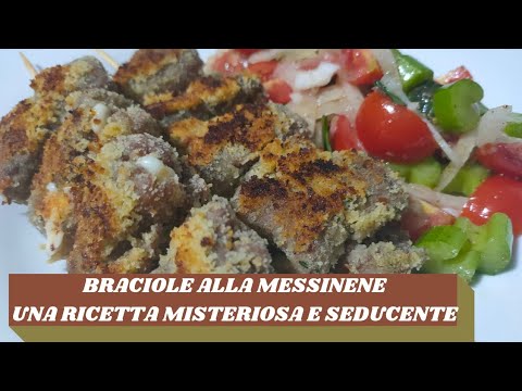 BRACIOLE ALLA MESSINESE RICETTA ANTICA - gustosissimo secondo piatto siciliano