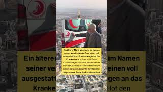 Er spendete einen Krankenwagen im Namen seiner Frau – und brach in Tränen aus, als er ihn sah