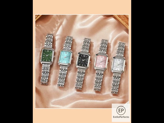 Vídeo relacionado con YUYTE Relojes de Cuarzo para Mujer, Reloj de Pulsera Analógico Femenino, Reloj de Pulsera Cuarzo Elegante Ultra Delgada, Pulsera Analógica Redonda de Aleación, Pulsera Abierta Reloj de Pulsera