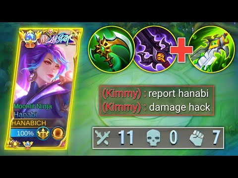 NEW HANABI COMBO BUILD IS INSANE!! (DAMAGE HACK) 🔥 |HANABI BEST BUILD 2023 | MOBILE LEGENDS
