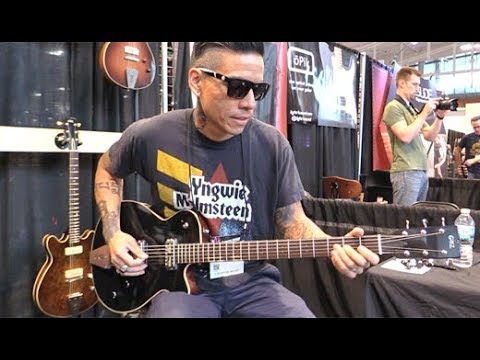 SNAMM '18  - Grez Guitars Mendocino Baritone Demo