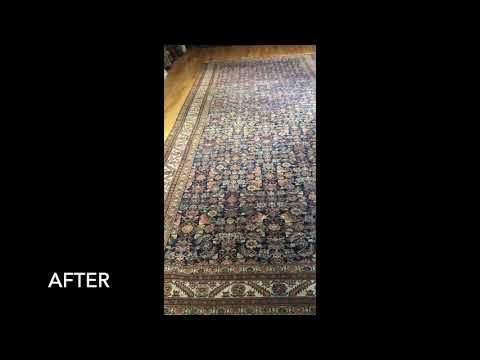 BLUE MALAYER HAMADAN RUG REPAIR NYC