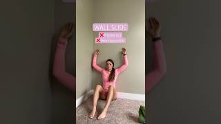 Wall Slide Tips #mobilityexercises #shouldermobility #wallworkout