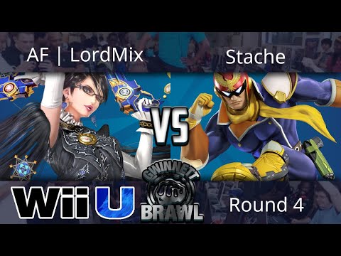 Gwinnett Brawl August 2017 - AF | LordMix (Bayonetta) vs Stache (Captain Falcon) - Smash 4 Round 4