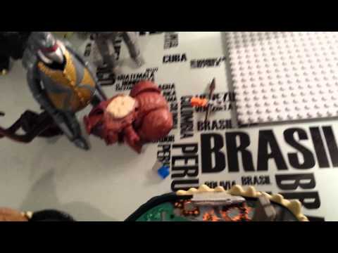 Godzilla Trendmasters Micro Battle Playset