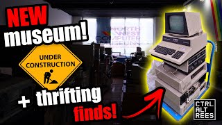 Behind The Scenes At A BRAND NEW Computer Museum - Bonus Thrifts!