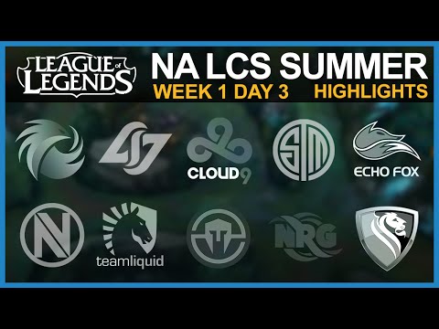 NALCS Highlights: APX vs CLG, TSM vs TL, FOX vs C9 & IMT vs P1 | Summer Split 2016 W1D3