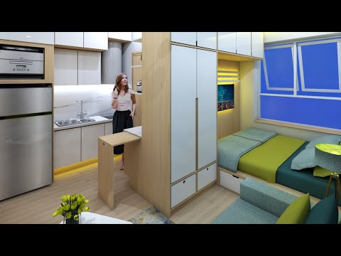 19sqm Tiny Apartment (Micro Apartment 208sqft) | Apartment Tour | Never Too Small