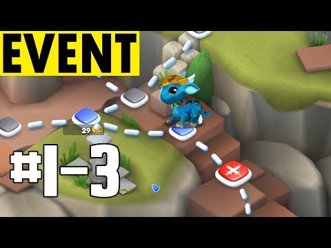 DRAGOLYMPUS RISING event levels 1-3 - Dragon Mania Legends