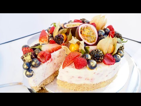 Best Ever Cheesecake Recipe - White Chocolate & Raspberry Cheesecake | Valentine's Special | Eggless