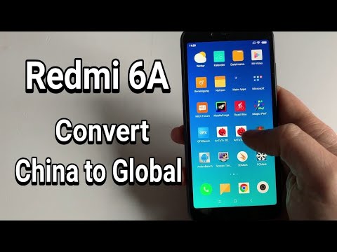 Xiaomi Redmi 6A convert from China version to Global / How to write flash Xiaomi Redmi 6A