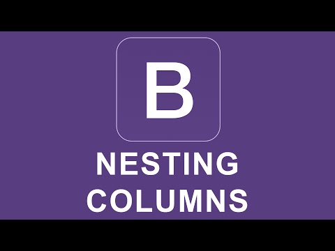 Bootstrap 4 Tutorial 7 Nesting Columns