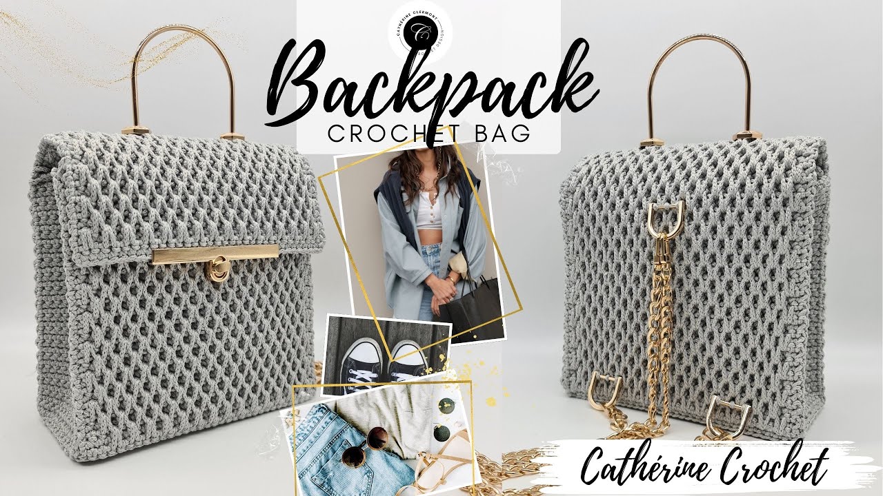 Crochet Backpack - step-by-step DIY Tutorial (Beginner friendly!)