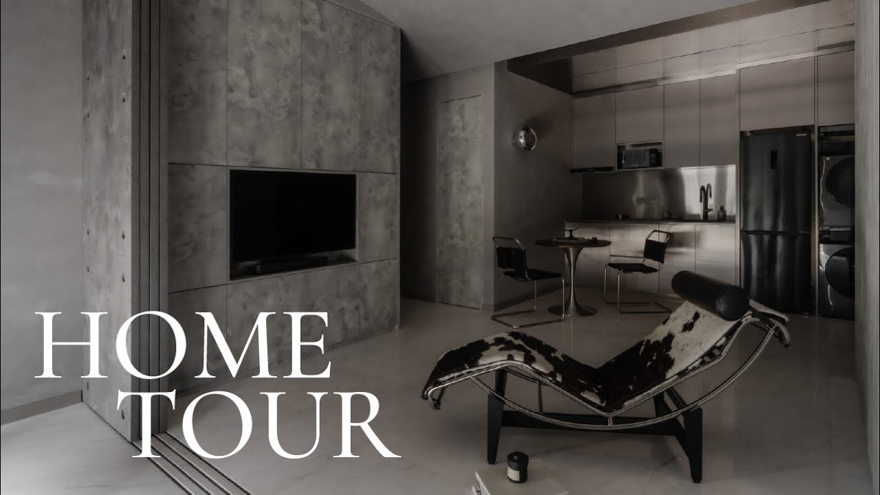 Inside a Modern Brutalist 2 Bedroom Condo | OVON