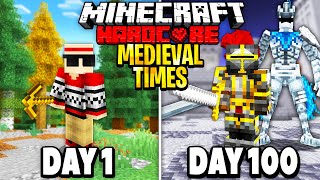 Download lagu I Survived 100 Days in the Medieval Times on Hardcore Minecraft.. Here's What Happened mp3