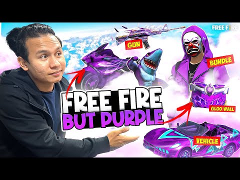 Purple Only 😈 Challenge in Solo Vs Squad Br Ranked Mode 😱 Tonde Gamer Pro Lobby - Free Fire Max