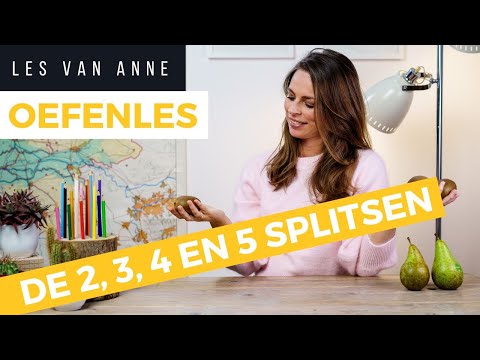 Rekenen groep 3 oefenles - 2, 3, 4 en 5 splitsen