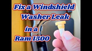 Fix a Windshield Washer Leak in Dodge Ram Pickup