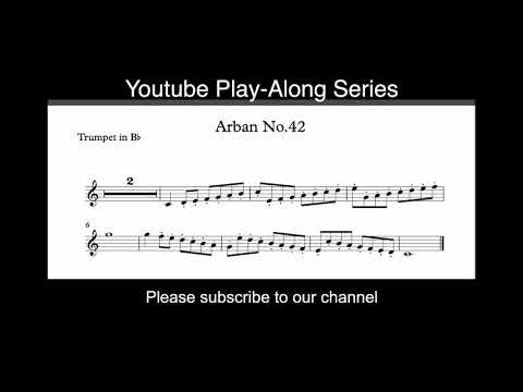 Arban No.42 60BPM Trumpet Playalong