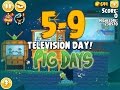 Angry Birds Seasons The Pig Days 5 9 Television Day 3 Star Walkthrough