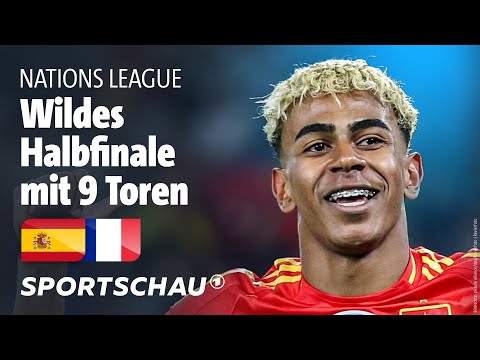 Spanien - Frankreich Nations League Halbfinale Highlights | Sportschau Fußball