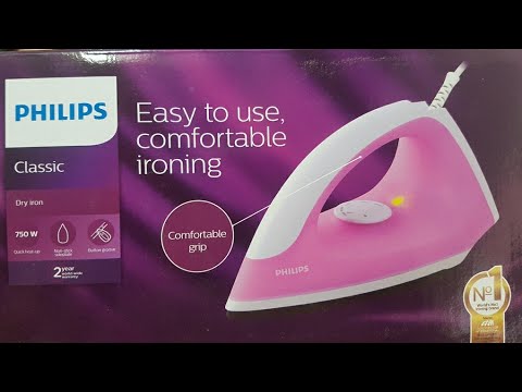 Philips gc091/40 750 w nonstick dry iron