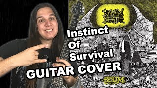 NAPALM DEATH | INSTINCT OF SURVIVAL (Guitar Cover) | 2020 (HD Video)