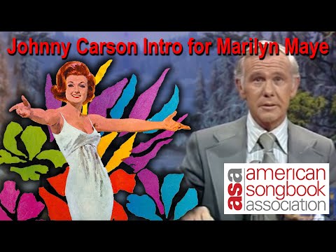 Johnny Carson Loves Marilyn Maye - Introduction (10/04/2020)