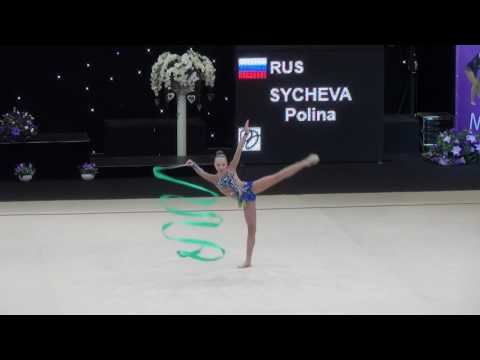 Polina Sycheva RUS ribbon junior final Miss Valentine 2017