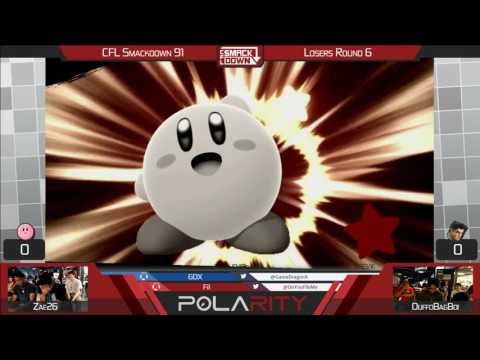 CFL Smackdown 91 WiiU - DuffoBagBoi (Little Mac, Bayonetta) vs Zae26 (Kirby) - Losers R6