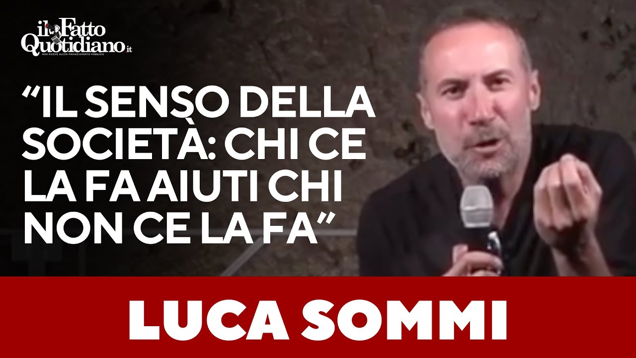 “Il senso della società: chi ce la fa aiuti chi non ce la fa”. Sommi ospite a 'L’imboscata al Mare'.