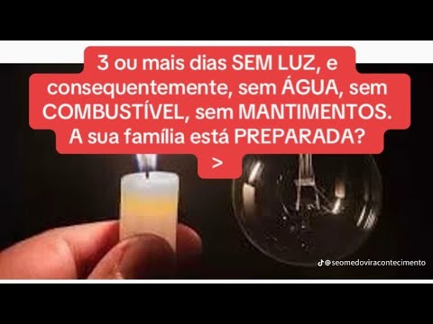 NOVO APAGÃO EM PORTUGAL 🇵🇹 MEU KIT SOBREVIVÊNCIA 