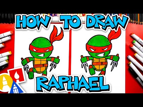 How To Draw Raphael - Teenage Mutant Ninja Turtles