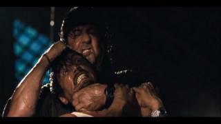 Rambo -  Sylvester Stallone Throat Rip