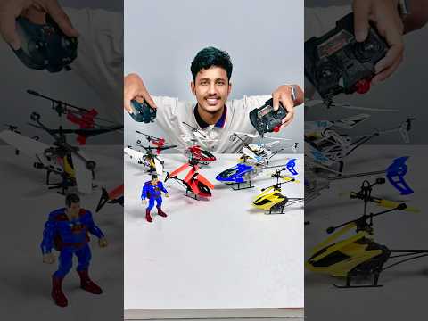 8 different remote control helicopters