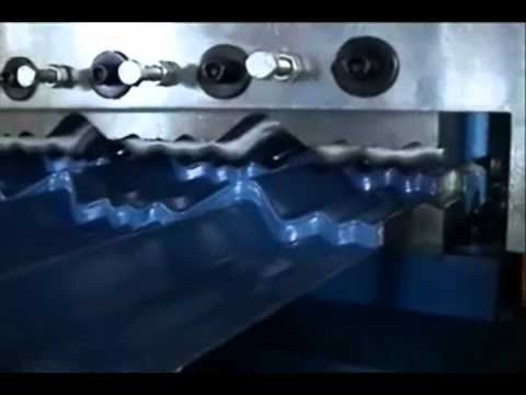 Tile roof roll forming machine