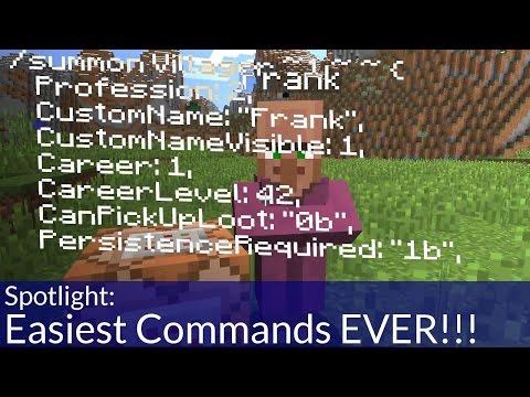 OMGcraft - Minecraft Tips & Tutorials! - Easiest Minecraft Commands Ever!
