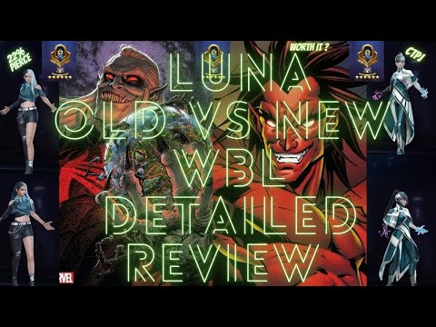 LUNA SNOW WBL SIRIUS DETAIL REVIEW -  KNULL STAGE 29 - MEPHISTO STAGE 24 - CTPJ| Marvel Future Fight