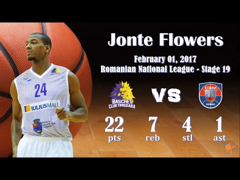 2017.02.01 Jonte Flowers vs. CSM U Oradea - ST19
