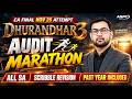 CA Final Audit Marathon: All SA with Timestamps & Questions | Nov 2026 Attempt