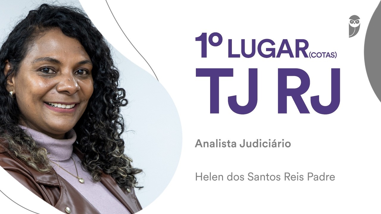 TJRJ: Helen Padre, aprovada para o cargo de Analista Judiciário